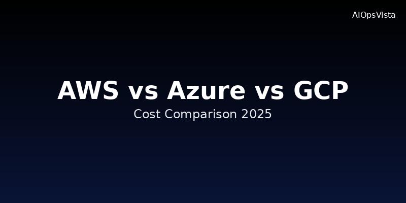 AWS vs Azure vs GCP Cost Comparison
